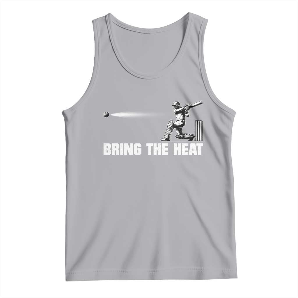 Cricket Player Tank Top Bring The Heat Batting