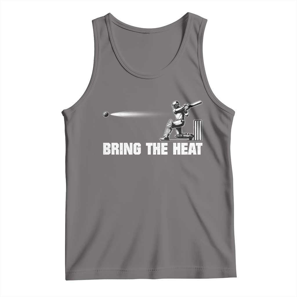 Cricket Player Tank Top Bring The Heat Batting