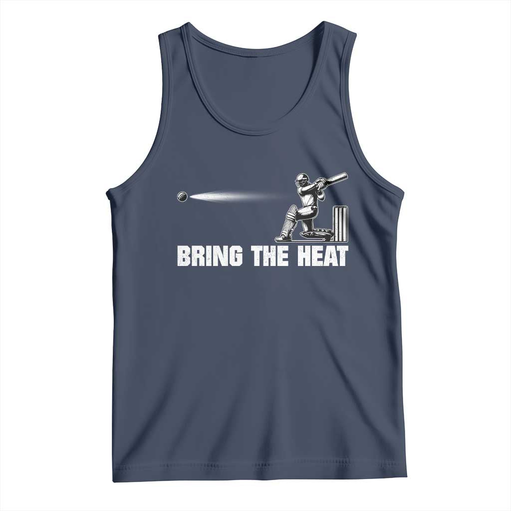 Cricket Player Tank Top Bring The Heat Batting