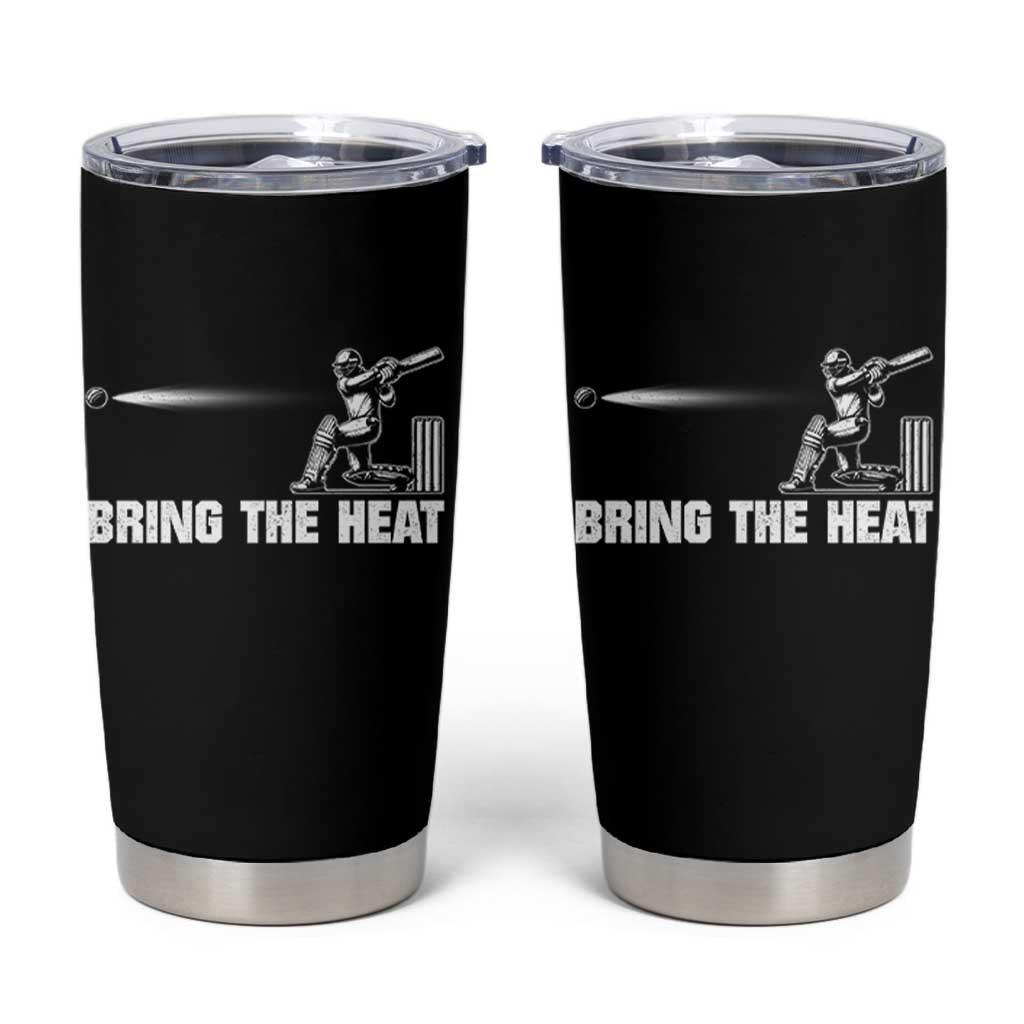 Cricket Player Tumbler Cup Bring The Heat Batting
