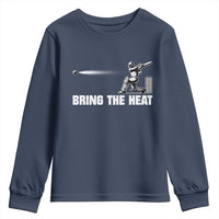 Cricket Player Youth Sweatshirt Bring The Heat Batting