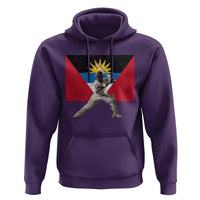 Antigua and Barbuda Cricket Hoodie Retro Vintage Sport Antiguan Flag West Indies Fan