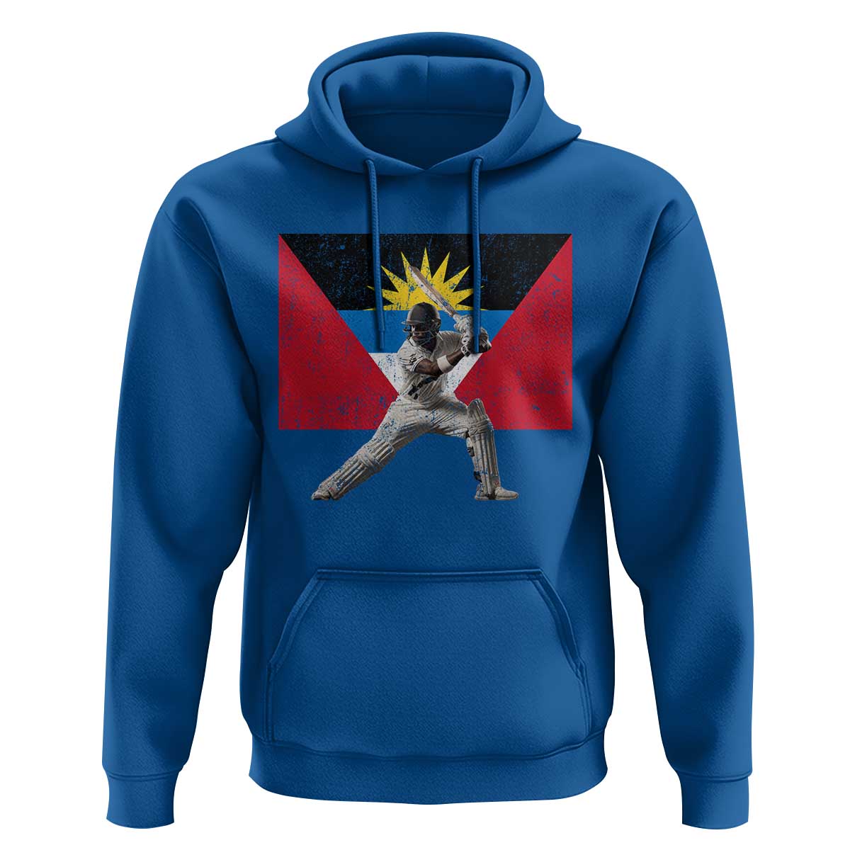 Antigua and Barbuda Cricket Hoodie Retro Vintage Sport Antiguan Flag West Indies Fan
