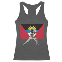 Antigua and Barbuda Cricket Racerback Tank Top Retro Vintage Sport Antiguan Flag West Indies Fan