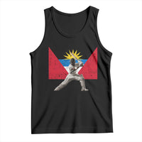 Antigua and Barbuda Cricket Tank Top Retro Vintage Sport Antiguan Flag West Indies Fan