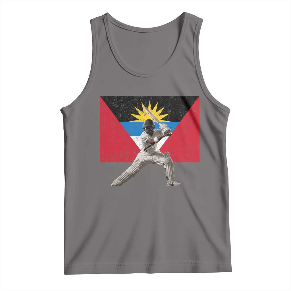 Antigua and Barbuda Cricket Tank Top Retro Vintage Sport Antiguan Flag West Indies Fan