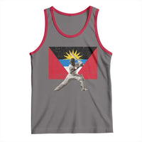 Antigua and Barbuda Cricket Tank Top Retro Vintage Sport Antiguan Flag West Indies Fan