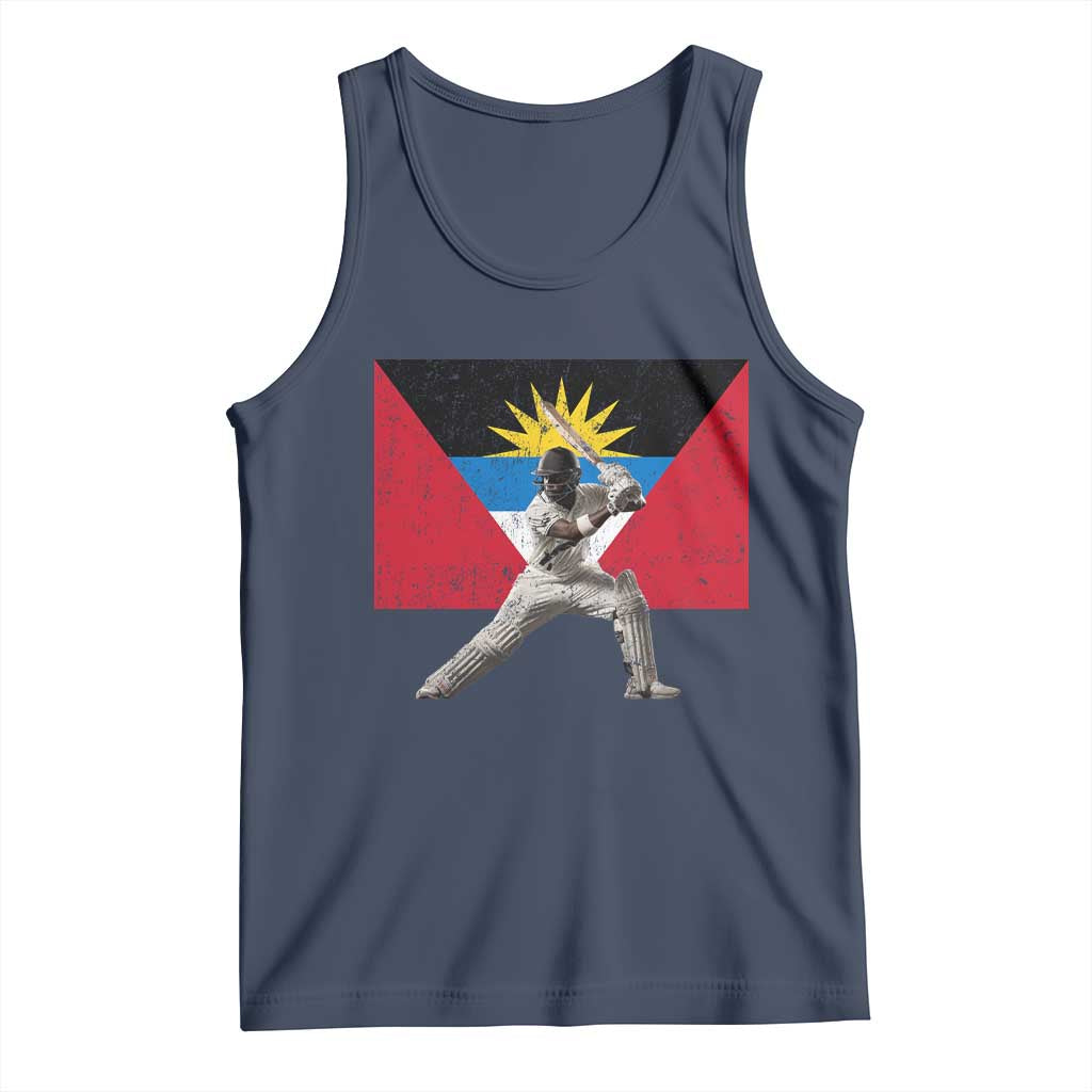 Antigua and Barbuda Cricket Tank Top Retro Vintage Sport Antiguan Flag West Indies Fan