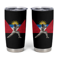 Antigua and Barbuda Cricket Tumbler Cup Retro Vintage Sport Antiguan Flag West Indies Fan
