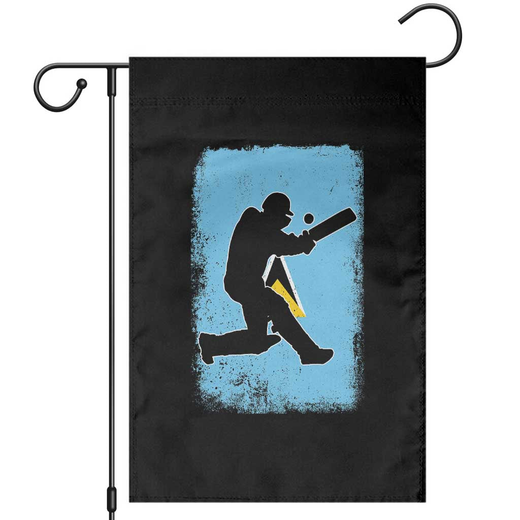 Saint Lucia Cricket Garden Flag Retro Vintage Sport Saint Lucian Flag West Indies Cricket Fan