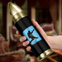 Saint Lucia Cricket Bullet Tumbler Retro Vintage Sport Saint Lucian Flag West Indies Cricket Fan