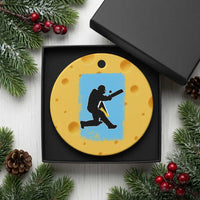 Saint Lucia Cricket Ceramic Ornament Retro Vintage Sport Saint Lucian Flag West Indies Cricket Fan