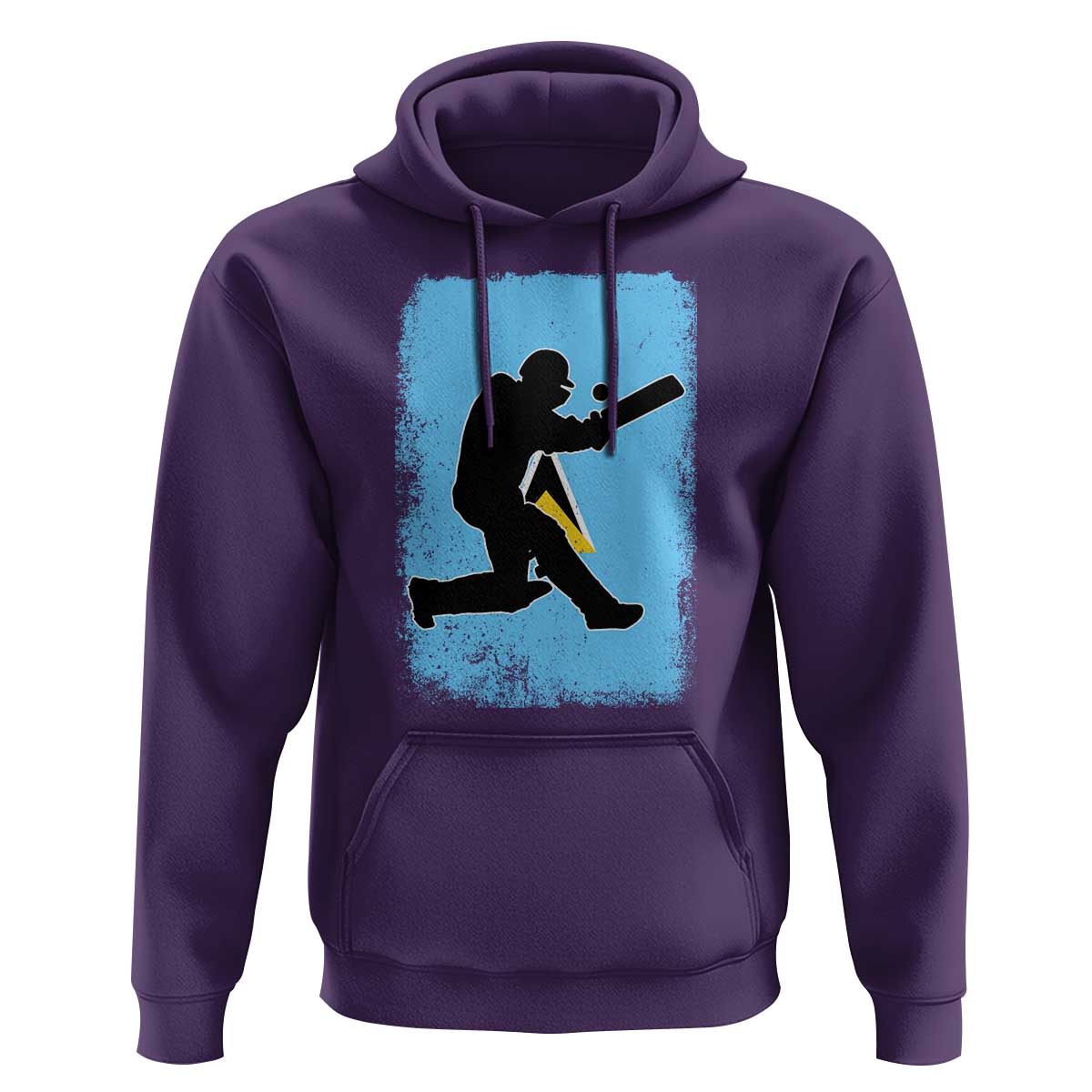 Saint Lucia Cricket Hoodie Retro Vintage Sport Saint Lucian Flag West Indies Cricket Fan