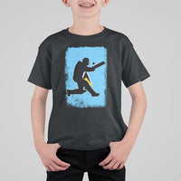 Saint Lucia Cricket T Shirt For Kid Retro Vintage Sport Saint Lucian Flag West Indies Cricket Fan