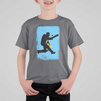 Saint Lucia Cricket T Shirt For Kid Retro Vintage Sport Saint Lucian Flag West Indies Cricket Fan