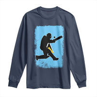 Saint Lucia Cricket Long Sleeve Shirt Retro Vintage Sport Saint Lucian Flag West Indies Cricket Fan