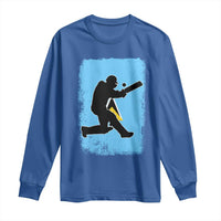 Saint Lucia Cricket Long Sleeve Shirt Retro Vintage Sport Saint Lucian Flag West Indies Cricket Fan