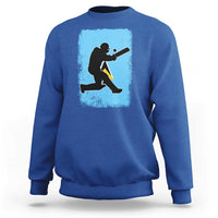 Saint Lucia Cricket Sweatshirt Retro Vintage Sport Saint Lucian Flag West Indies Cricket Fan