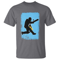 Saint Lucia Cricket T Shirt Retro Vintage Sport Saint Lucian Flag West Indies Cricket Fan
