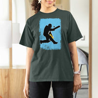 Saint Lucia Cricket T Shirt For Women Retro Vintage Sport Saint Lucian Flag West Indies Cricket Fan