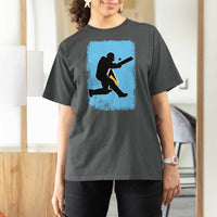 Saint Lucia Cricket T Shirt For Women Retro Vintage Sport Saint Lucian Flag West Indies Cricket Fan