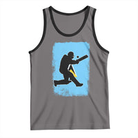 Saint Lucia Cricket Tank Top Retro Vintage Sport Saint Lucian Flag West Indies Cricket Fan
