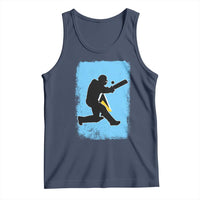 Saint Lucia Cricket Tank Top Retro Vintage Sport Saint Lucian Flag West Indies Cricket Fan