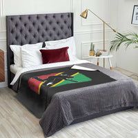 Saint Kitts and Nevis Cricket Throw Blanket Retro Vintage Sport Kittitian Flag West Indies Cricket Fan