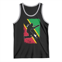 Saint Kitts and Nevis Cricket Tank Top Retro Vintage Sport Kittitian Flag West Indies Cricket Fan