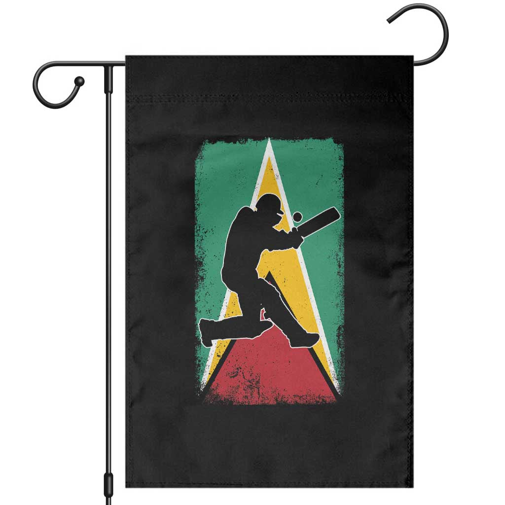 Guyana Cricket Garden Flag Retro Vintage Sport Guyanese Flag West Indies Cricket Fan