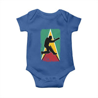 Guyana Cricket Baby Onesie Retro Vintage Sport Guyanese Flag West Indies Cricket Fan