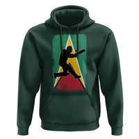 Guyana Cricket Hoodie Retro Vintage Sport Guyanese Flag West Indies Cricket Fan