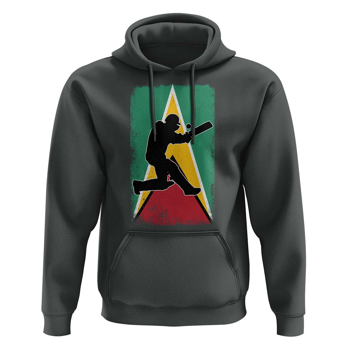 Guyana Cricket Hoodie Retro Vintage Sport Guyanese Flag West Indies Cricket Fan