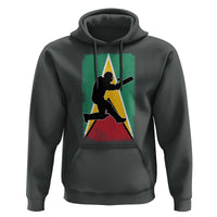 Guyana Cricket Hoodie Retro Vintage Sport Guyanese Flag West Indies Cricket Fan