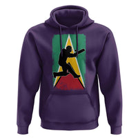 Guyana Cricket Hoodie Retro Vintage Sport Guyanese Flag West Indies Cricket Fan