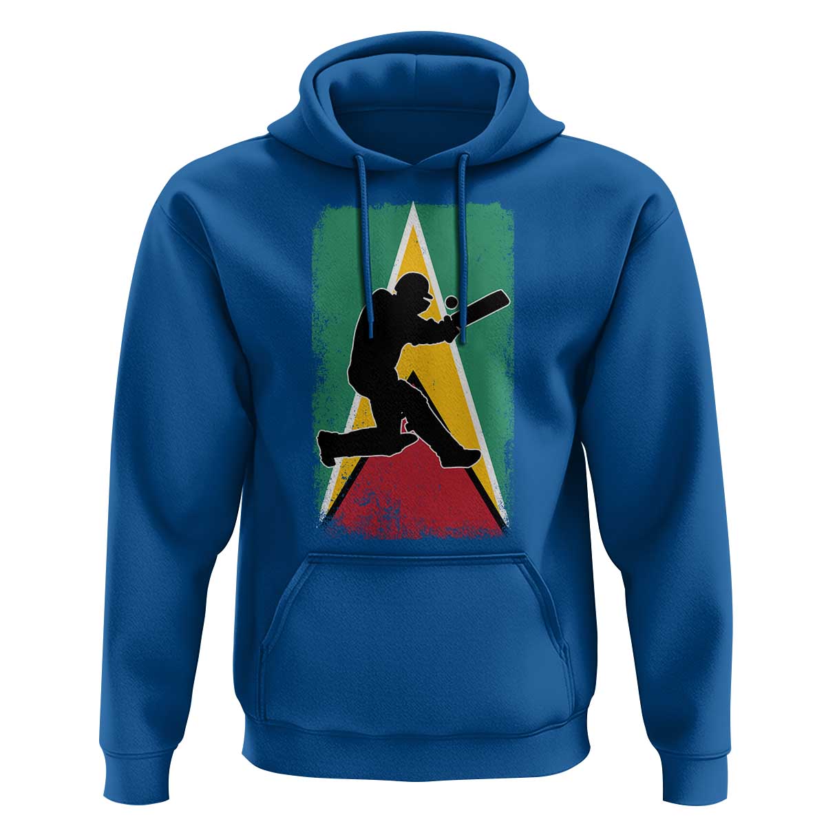 Guyana Cricket Hoodie Retro Vintage Sport Guyanese Flag West Indies Cricket Fan