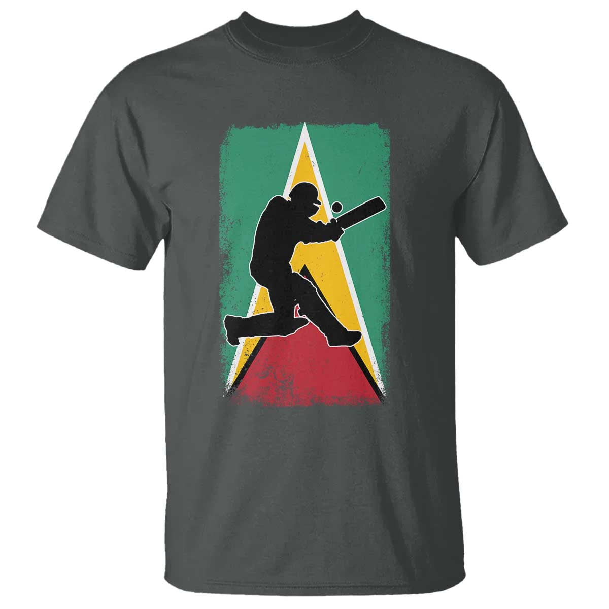 Guyana Cricket T Shirt Retro Vintage Sport Guyanese Flag West Indies Cricket Fan