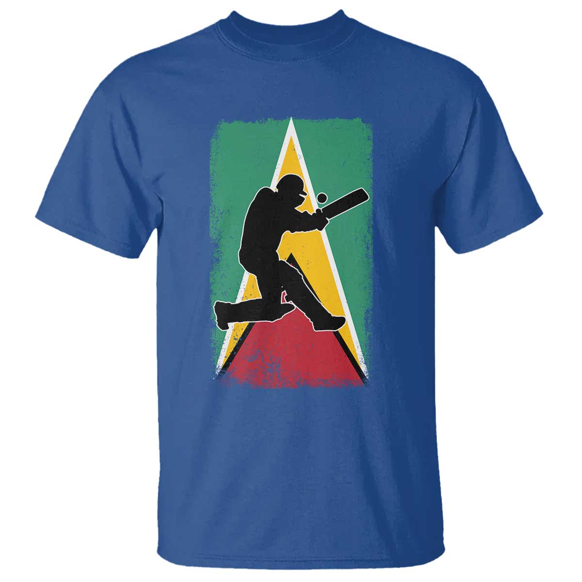 Guyana Cricket T Shirt Retro Vintage Sport Guyanese Flag West Indies Cricket Fan