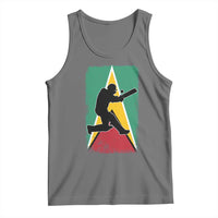 Guyana Cricket Tank Top Retro Vintage Sport Guyanese Flag West Indies Cricket Fan