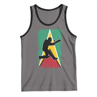 Guyana Cricket Tank Top Retro Vintage Sport Guyanese Flag West Indies Cricket Fan