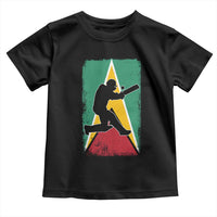 Guyana Cricket Toddler T Shirt Retro Vintage Sport Guyanese Flag West Indies Cricket Fan