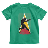 Guyana Cricket Toddler T Shirt Retro Vintage Sport Guyanese Flag West Indies Cricket Fan