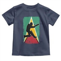 Guyana Cricket Toddler T Shirt Retro Vintage Sport Guyanese Flag West Indies Cricket Fan