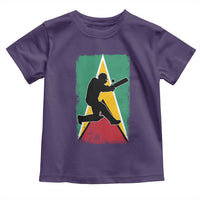 Guyana Cricket Toddler T Shirt Retro Vintage Sport Guyanese Flag West Indies Cricket Fan