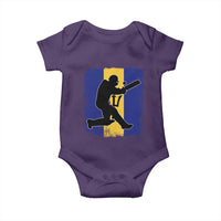 Barbados Cricket Baby Onesie Retro Vintage Sport Bajan Flag West Indies Cricket Fan