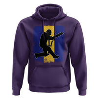 Barbados Cricket Hoodie Retro Vintage Sport Bajan Flag West Indies Cricket Fan