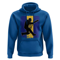 Barbados Cricket Hoodie Retro Vintage Sport Bajan Flag West Indies Cricket Fan