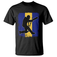 Barbados Cricket T Shirt Retro Vintage Sport Bajan Flag West Indies Cricket Fan