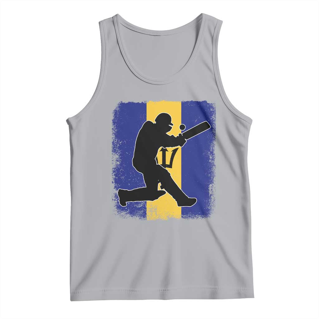 Barbados Cricket Tank Top Retro Vintage Sport Bajan Flag West Indies Cricket Fan