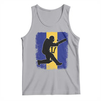 Barbados Cricket Tank Top Retro Vintage Sport Bajan Flag West Indies Cricket Fan